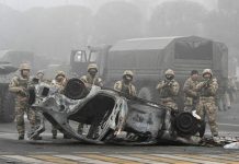 12 cops killed, Russia sends troops to quell Kazakh unrest