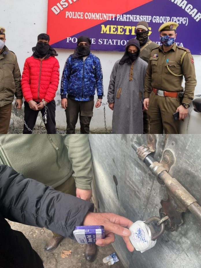 03 arrested in Srinagar acid attack, 02-02-2022