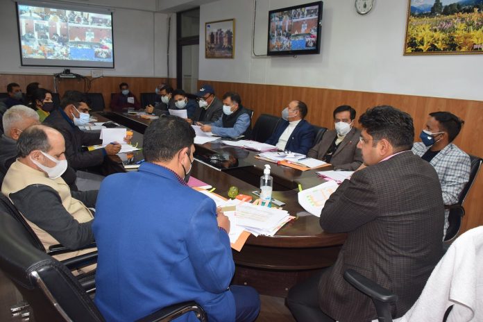 Div Com Jammu reviews progress under District Capex Budget 2021-22 in Jammu Division