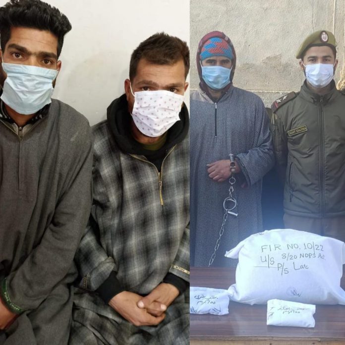 Police arrests 06 drug peddlers across Kashmir valley