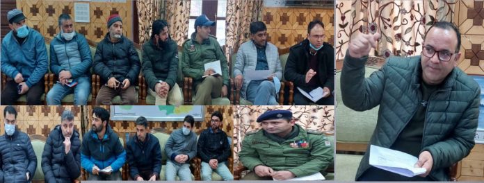 ADC Kupwara reviews arrangements for conduct of written test of AA Finance
