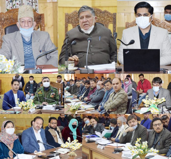 Akbar Lone chairs DISHA Meeting in Bandipora