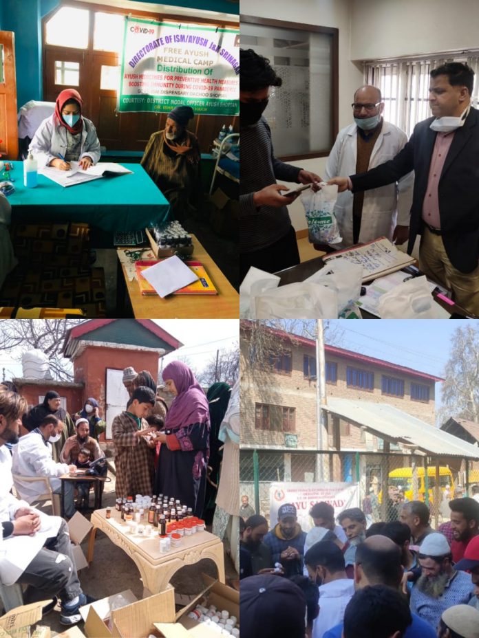 Ayush conducts Series of Free medical camps in Shopian 21-