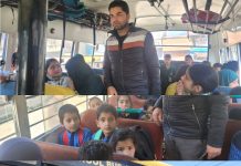 Bandipora Admin inspects school buses for safety, other regulatory norms
