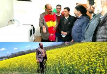 Director Agri Kashmir inaugurates Atomic Absorption Spectrophotometer at Shopian