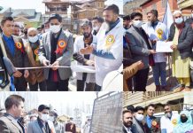 DC Bandipora hands over dairy units, poultry vehicles, milk van to farmers