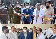 DC B’pora inaugurates Operation Theatre of Kashmir Tibiya College