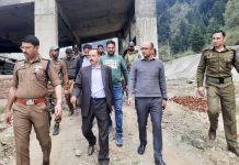 DDC Bla inspects GDC Boniyar; takes stock of construction work