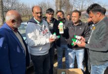 Director, Enforcement wing of AP&FWD inspect various fertilizer dealers at Shopian