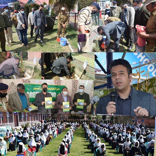 Forest Division kulgam organises plantation drive at GGHSS kulgam 21-
