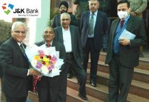 MD SBI Ashwani Bhatia visits J&K Bank CHQ