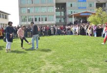 MERC students organise street theatre at Main Campus