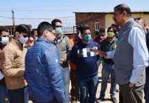 Principal Secretary I&C inspects ongoing works at NIFT Campus Budgam