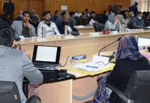 Principal Secretary visits Budgam; Reviews development works in Budgam
