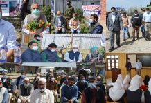 Public Outreach Programme Held under Block Diwas at GHSS Ramnagri Shopian