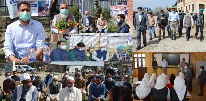 Public Outreach Programme Held Under Block Diwas At Government Hr.Sec.School Ramnagri Shopian