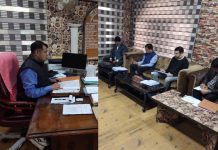 Conservator South Kashmir reviews Greening Achievements