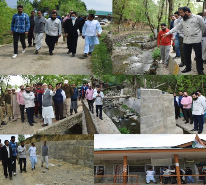 DC Kupwara inspects ongoing developmental works in Qadirabad, Trehgam blocks-9