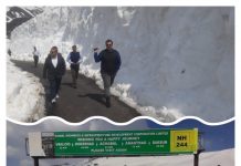 Dist Admin Anantnag, NHIDCL clear Sinthan Top in a record time