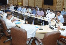 Parmar reviews flood management plan for Jhelum & Tawi
