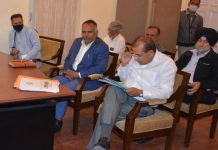 Pr. Secy I&FC reviews progress on ongoing projects of department across Kashmir