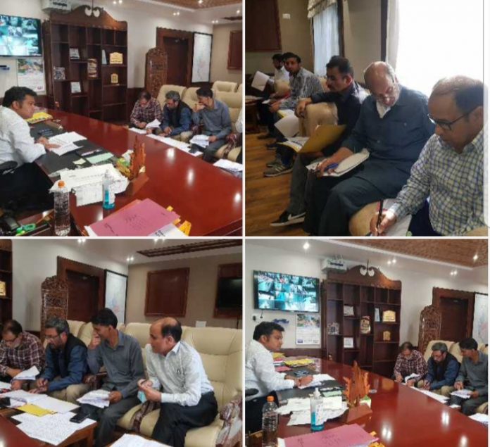 DDC Anantnag reviews developmental works of Health sector-11