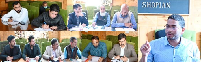 DDC Shopian Reviews Developmental Works Under NABARD. 24-