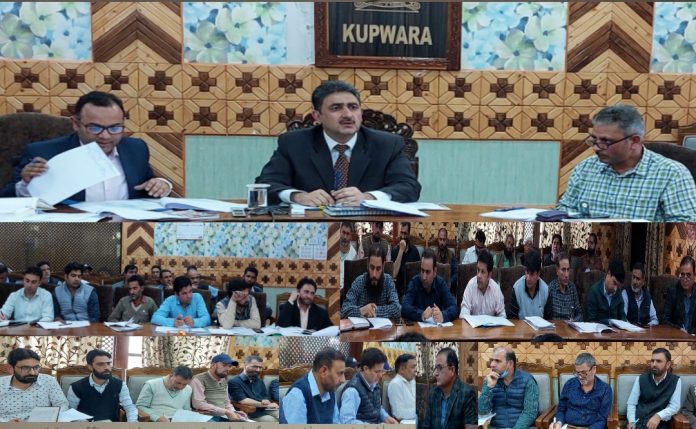 Khalid Jahangir chairs Revenue Officers meet at Kupwara 24-
