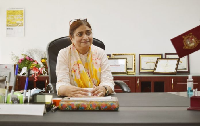 Prof Nilofar Khan takes charge as KU’s first woman VC
