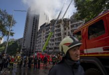 Russia strikes Kyiv as troops consolidate gains in the east