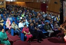 Dulloo addresses workshop on ‘Revival of Fish Production, Scope of Nadroo, Value addition to Chestnuts’ at Tagore Hall, Srinagar