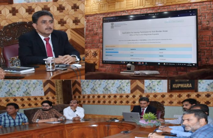 DC Kupwara inaugurated E-Permission portal for non-resident travellers