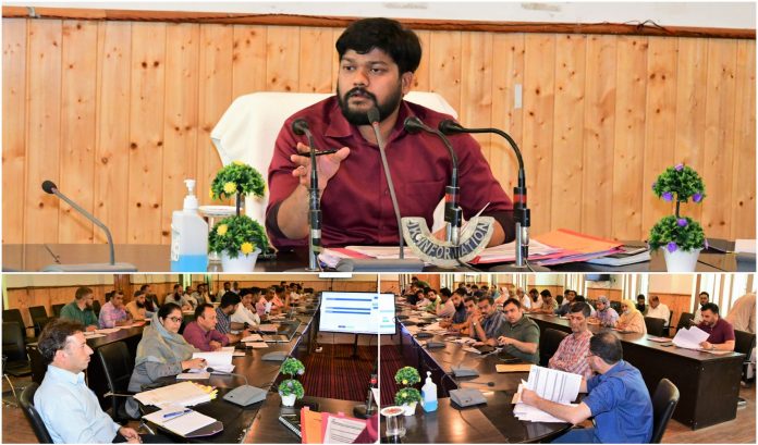 DDC Ganderbal reviews progress of developmental deliverables for the financial year 2022-23