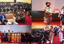 Div Com Kashmir visits Ek Bharat Shreshth Bharat NCC Camp at Rangreth