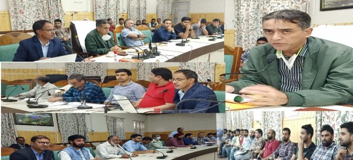 ADDC Kupwara reviews progress of SSR under SVEEP