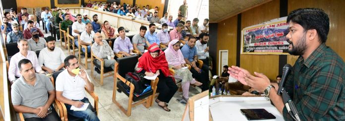 DC Ganderbal presides over Public Grievance redressal Camp at Town Hall