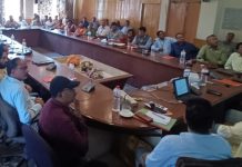 Bhagat interacts with NICF Officers at IMPARD Srinagar