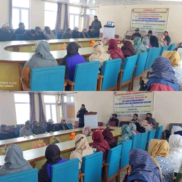 KVK –Gurez organizes Training Programme on “soil health management Soil health card implementation scheme