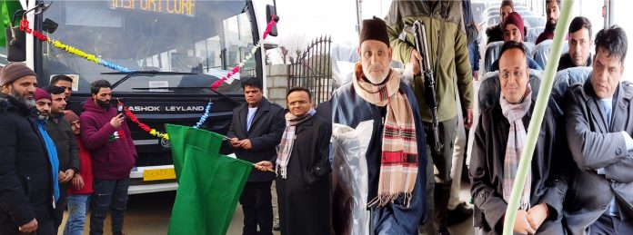 DC Kupwara flags off 3 SRTC Busses