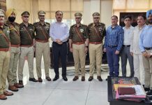 ADGP Security decorates newly promoted Inspectors, ASIs of JKP
