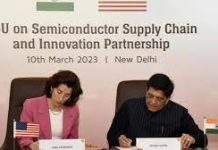 India, US ink MoU on chip supply chain