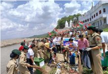 NCC cadets of GCW Parade conduct cleanliness drive on Tawi banks