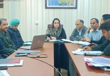 DC Baramulla reviews progress of Works under Jal Jeevan Mission