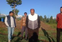 Director Agriculture visits SMF Allowpora, Shopian