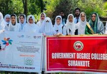 GDC Surankote NSS Unit visits City Forest Poonch as part of Int’l Workshop on Environment Protection