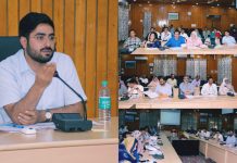 DC Budgam reviews progress of various projects & schemes of line departments
