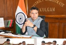 DEO Kulgam reviews preparations for conducting SSR of Municipal Electoral Rolls-2023