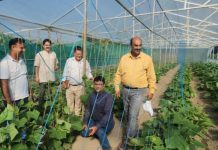Director Agriculture visits Maloora Srinagar