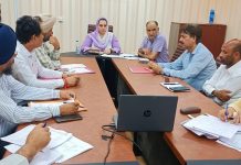 DC Baramulla review pace & progress of Works/Projects in the district