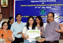 High End Skilling Workshop on Modern Analytical Techniques in Food Biochemistry concludes at SKUAST-J